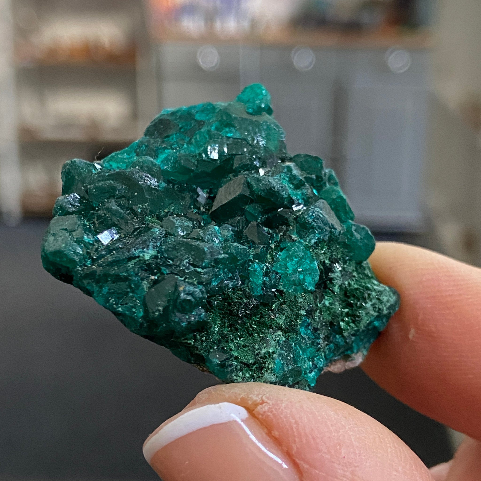 Dioptase – Morocco - Castle Rocks Cornwall