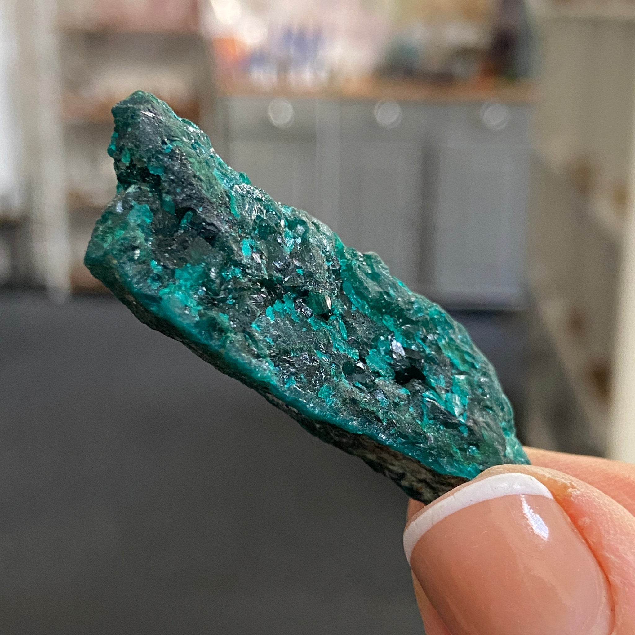 Dioptase – Morocco - Castle Rocks Cornwall