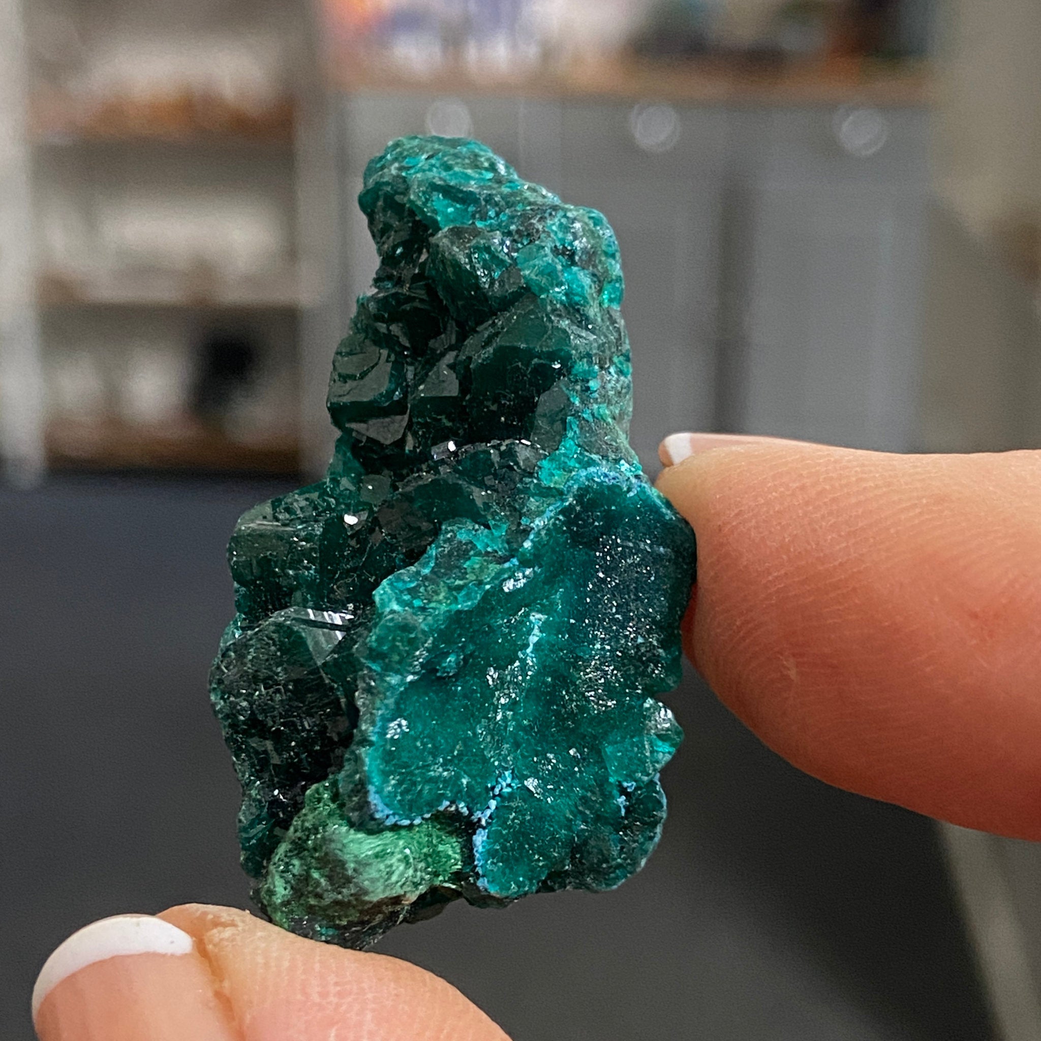 Dioptase – Morocco - Castle Rocks Cornwall