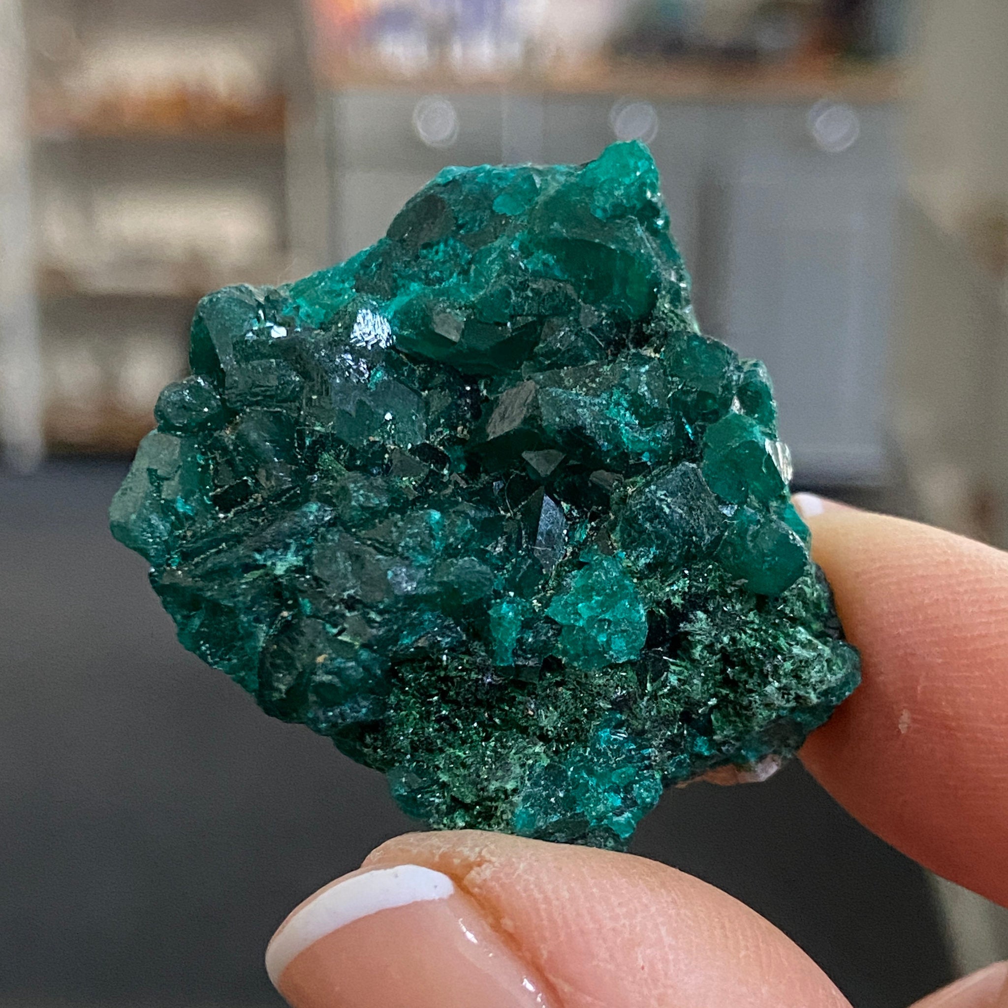 Dioptase – Morocco - Castle Rocks Cornwall