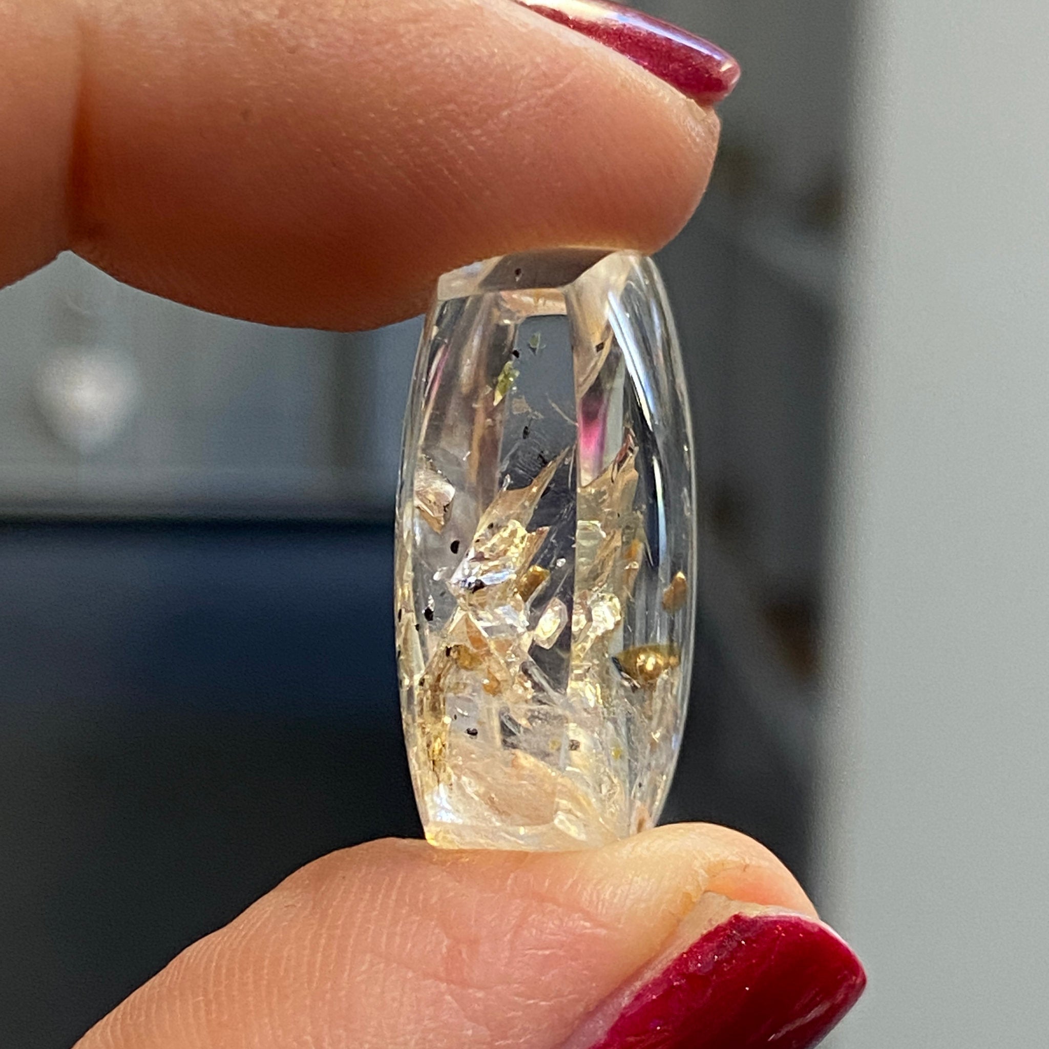 Firefly Quartz Freeform – Madagascar - Castle Rocks Cornwall