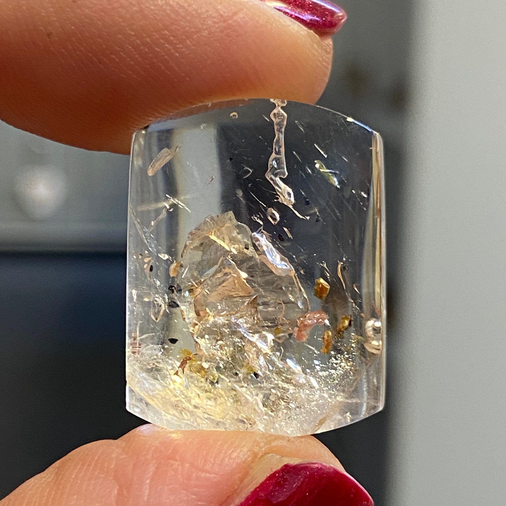 Firefly Quartz Freeform – Madagascar - Castle Rocks Cornwall