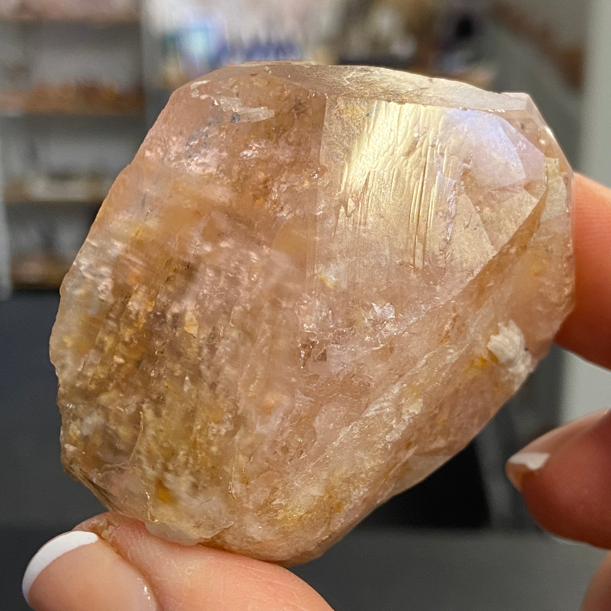 Golden Healer Morganite – Brazil - Castle Rocks Cornwall