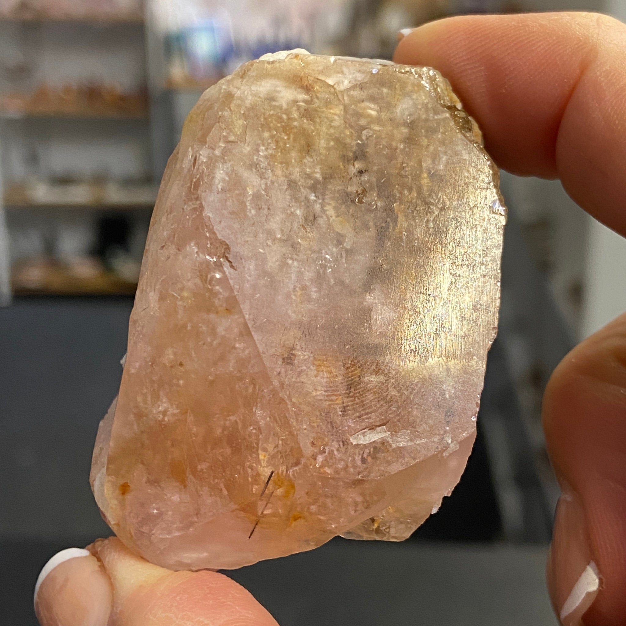 Golden Healer Morganite – Brazil - Castle Rocks Cornwall