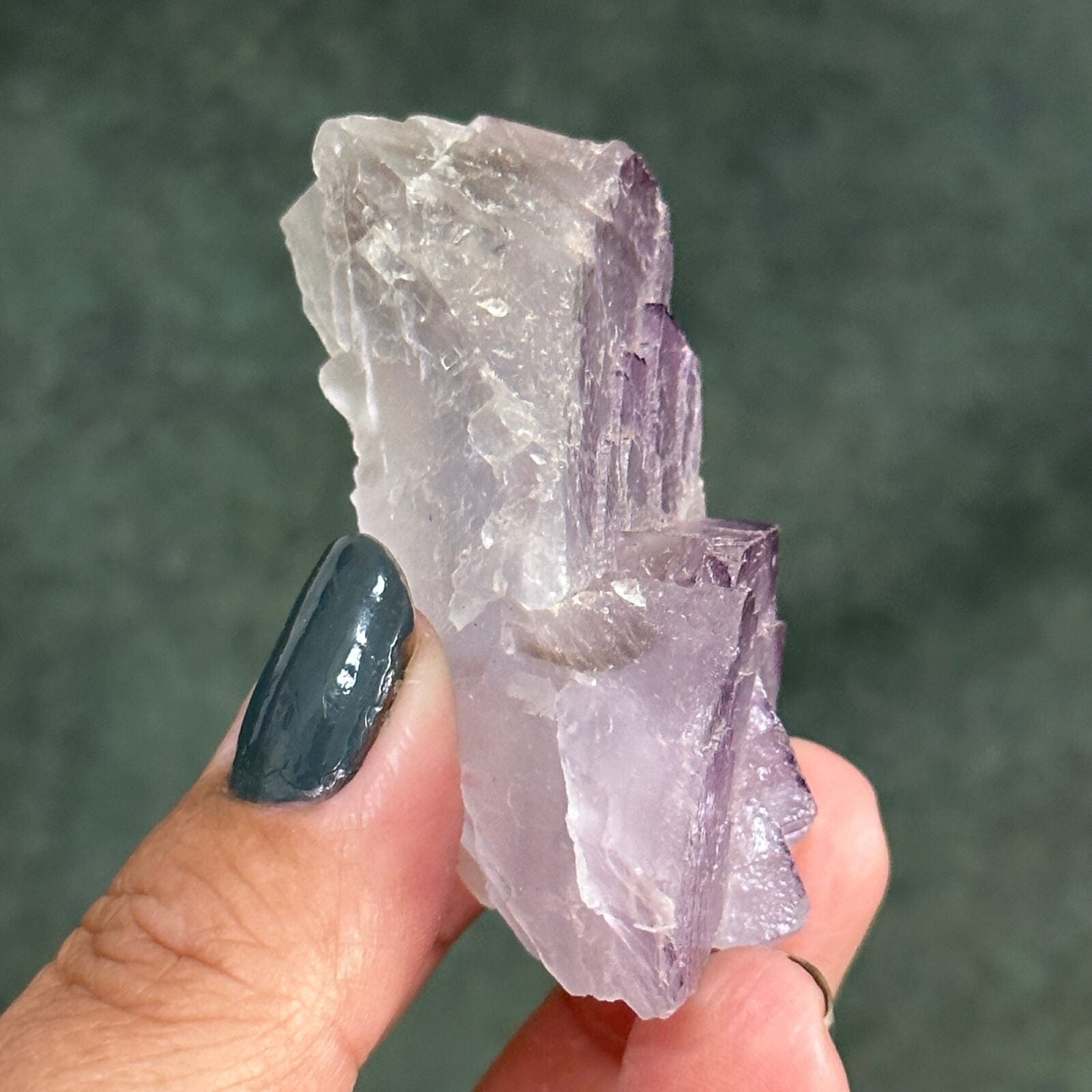Violet Purple Zoning Fluorite