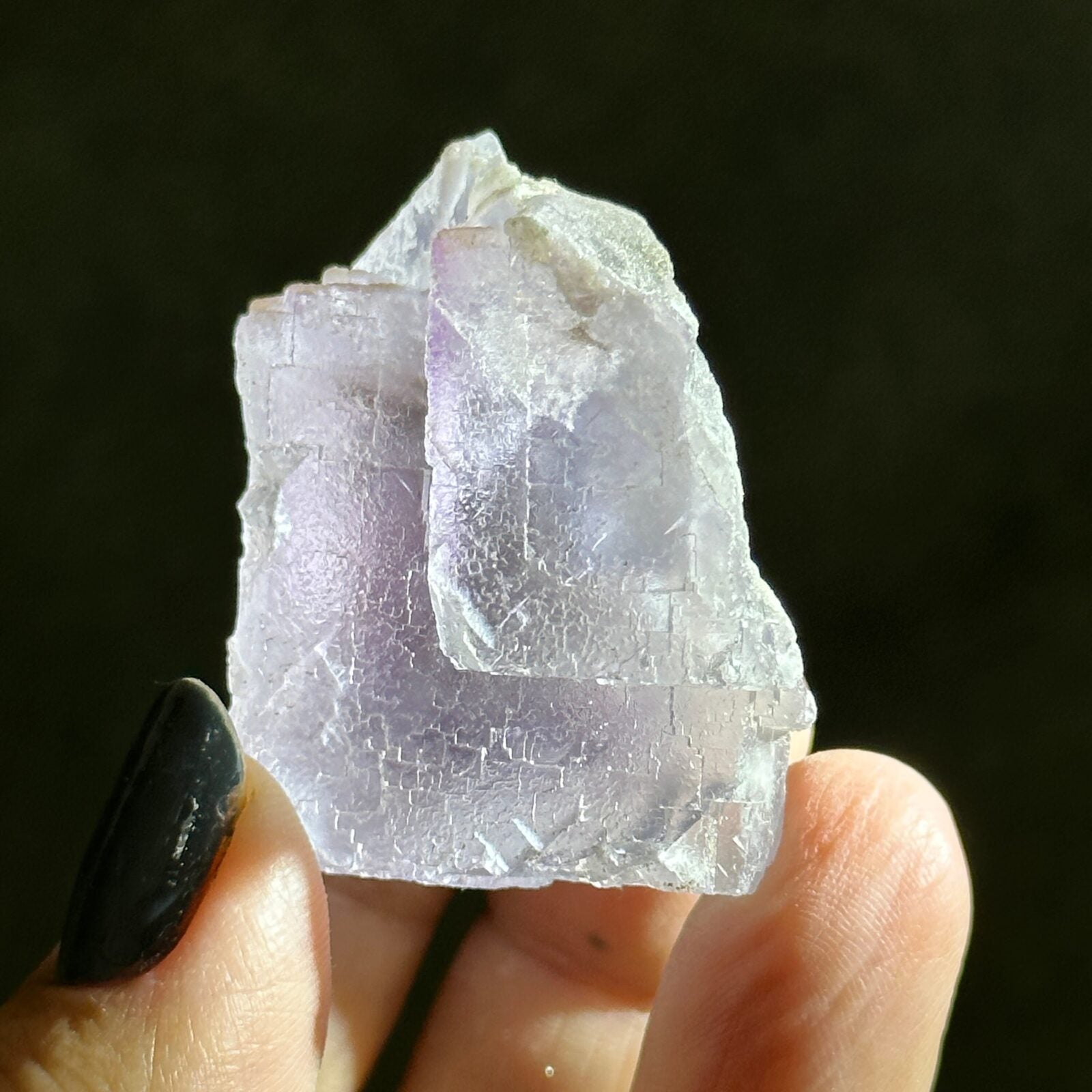 Violet Purple and Blue Zoning Fluorite