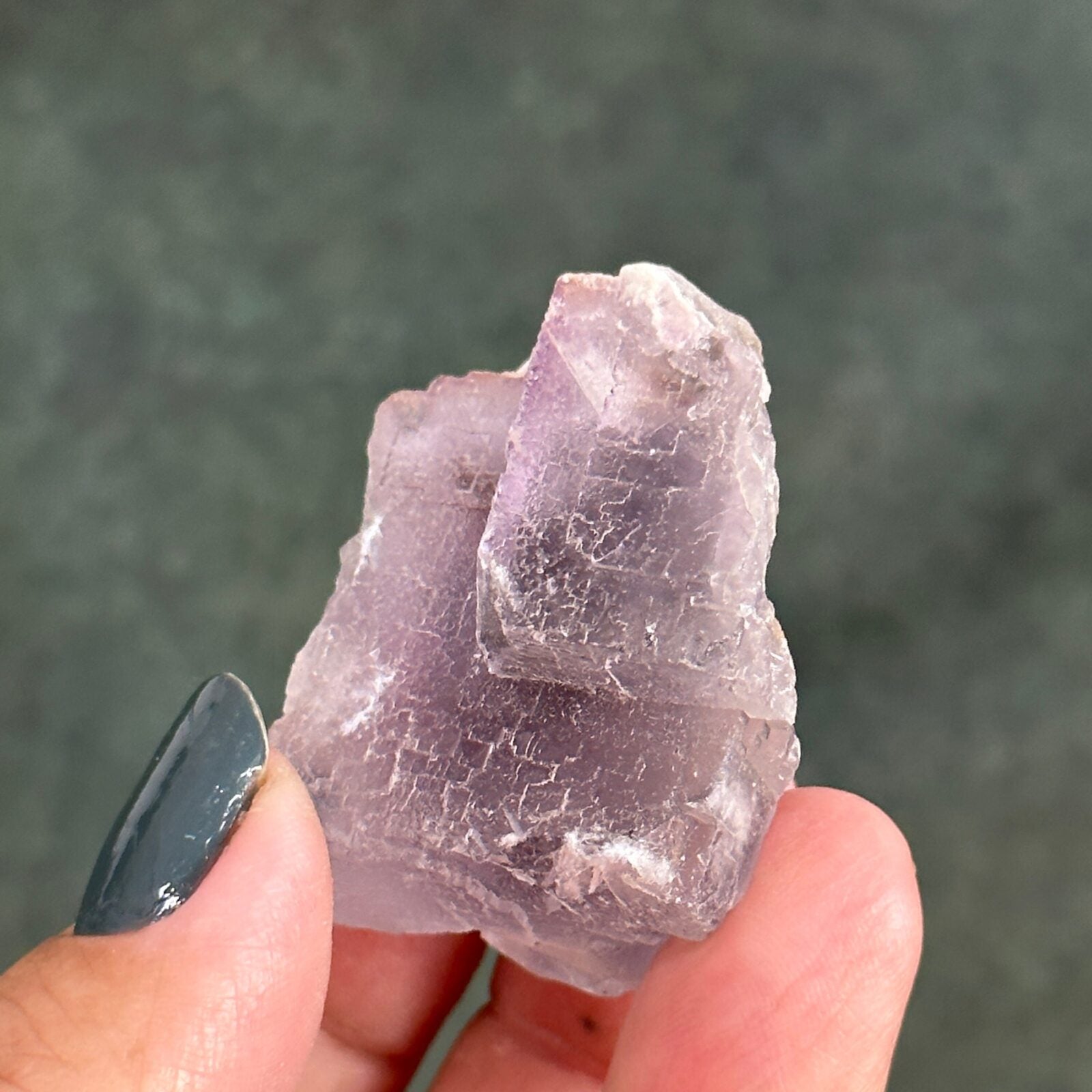 Violet Purple and Blue Zoning Fluorite
