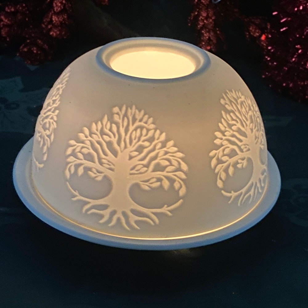 Celtic Tree of Life Dome Tealight Holder
