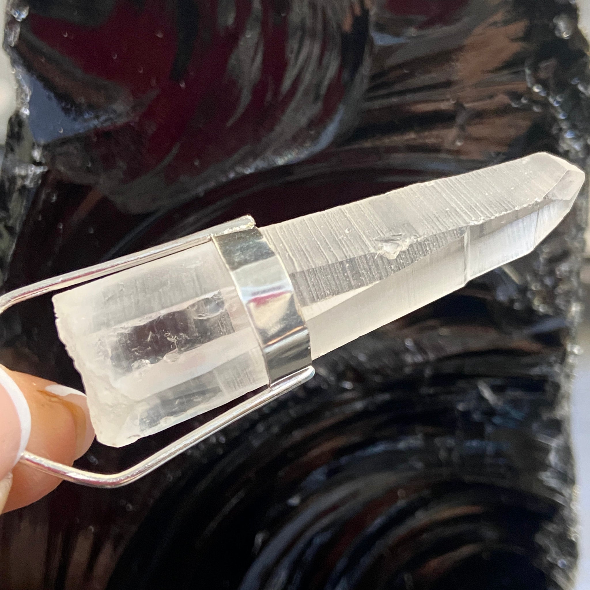 Lemurian Seed Pendant – Brazil - Bespoke by Song of the Sea - Castle Rocks Cornwall