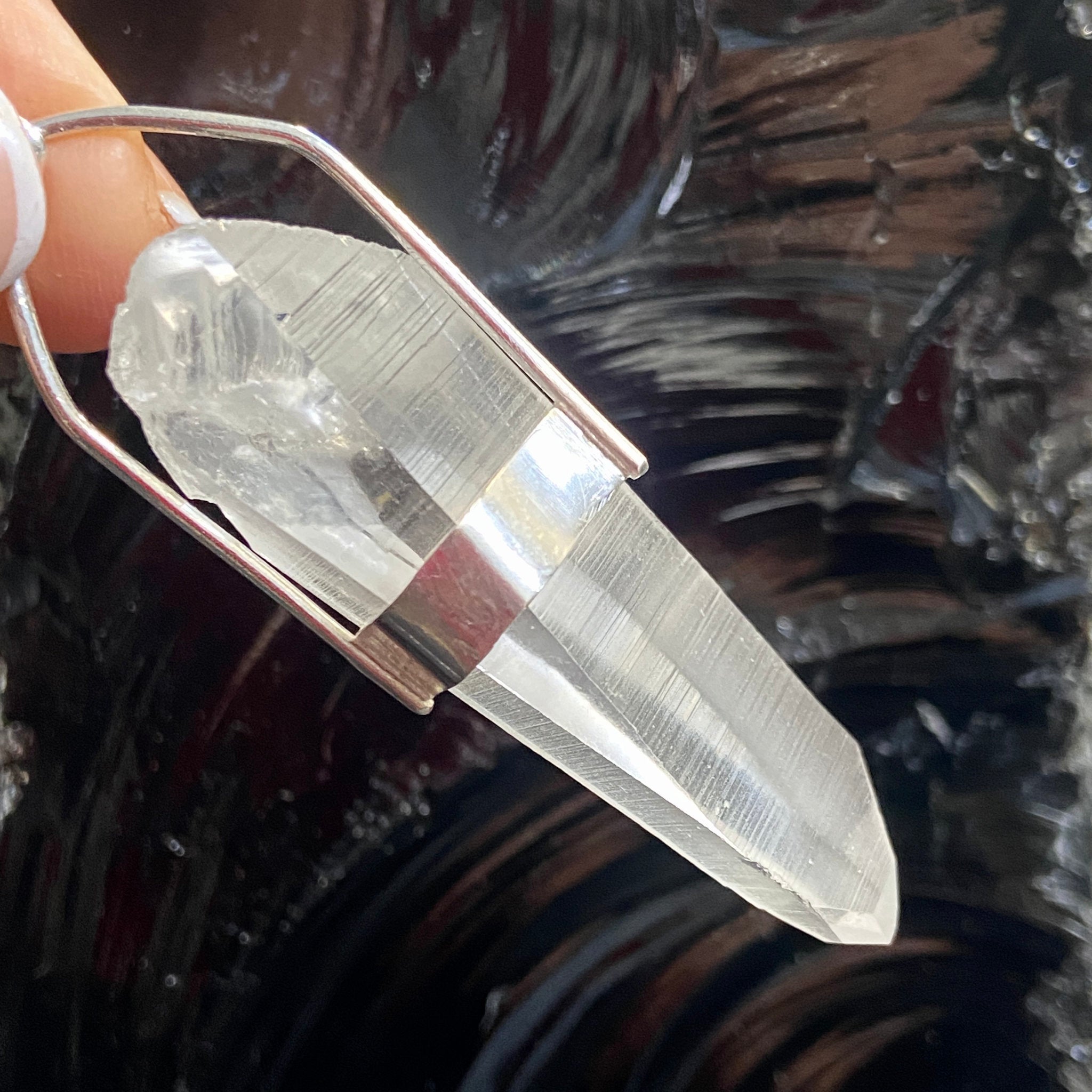 Lemurian Seed Pendant – Brazil - Bespoke by Song of the Sea - Castle Rocks Cornwall