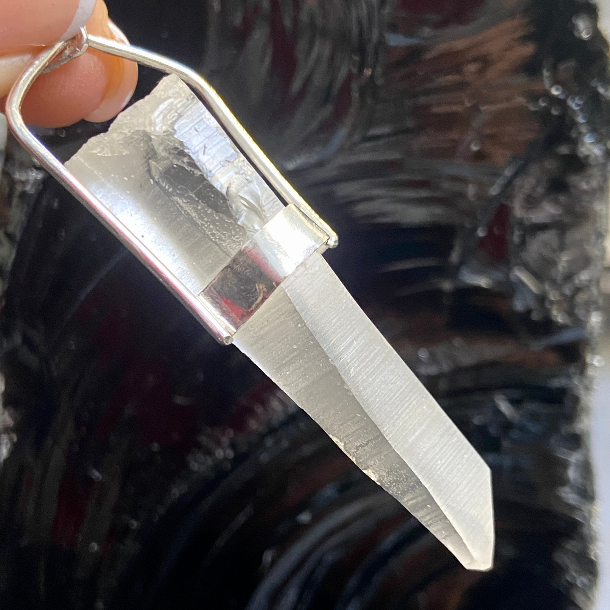 Lemurian Seed Pendant – Brazil - Bespoke by Song of the Sea - Castle Rocks Cornwall