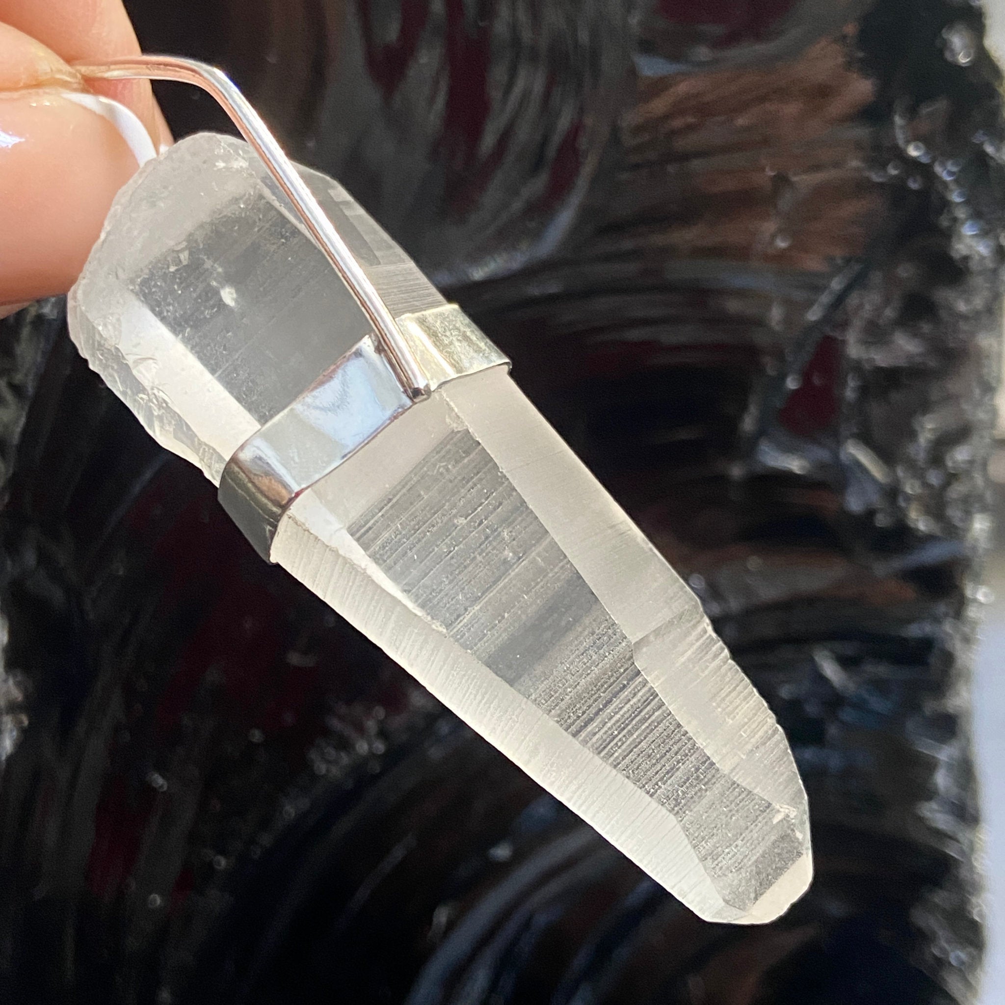 Lemurian Seed Pendant – Brazil - Bespoke by Song of the Sea - Castle Rocks Cornwall