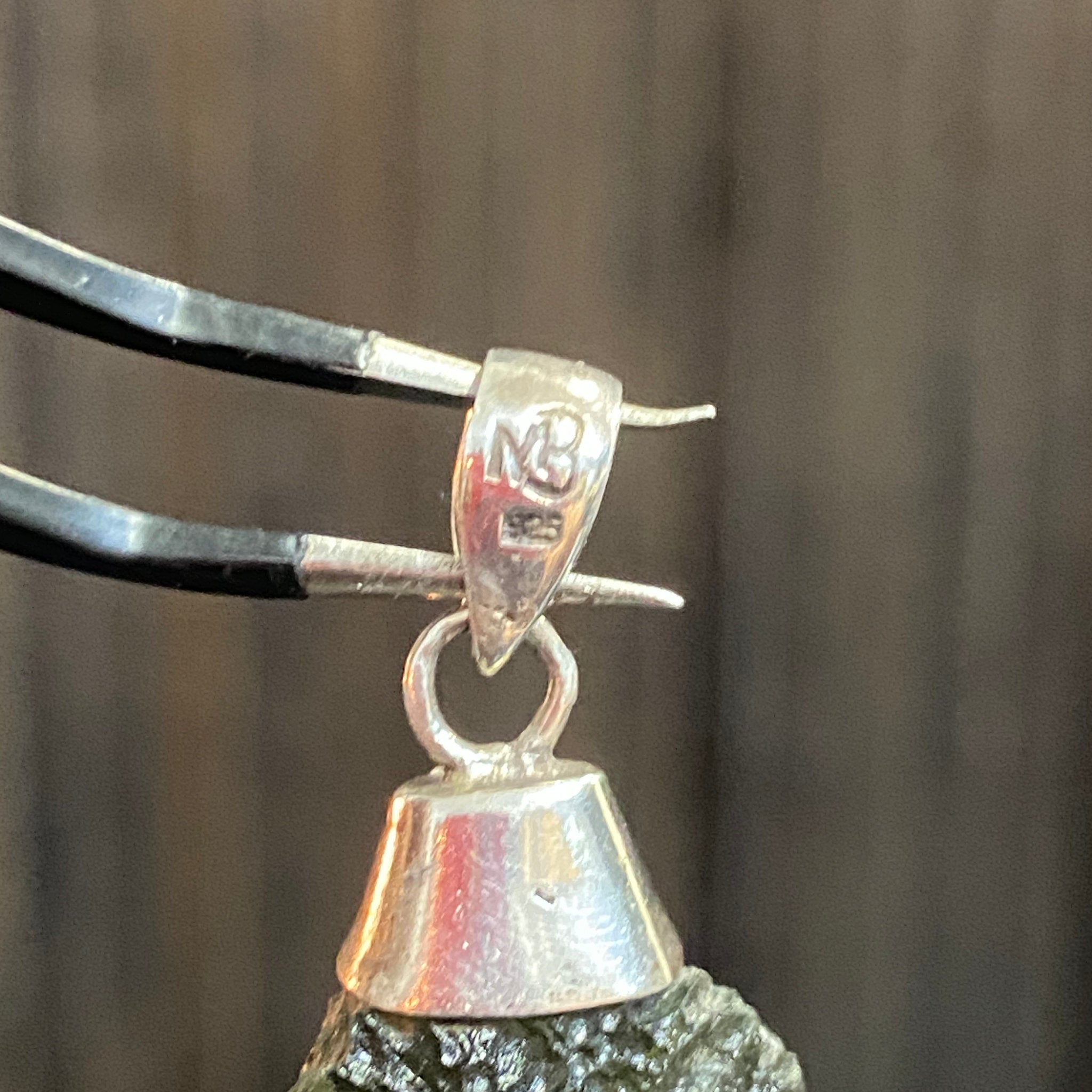 Mark Barjerski Moldavite Pendant - Castle Rocks Cornwall