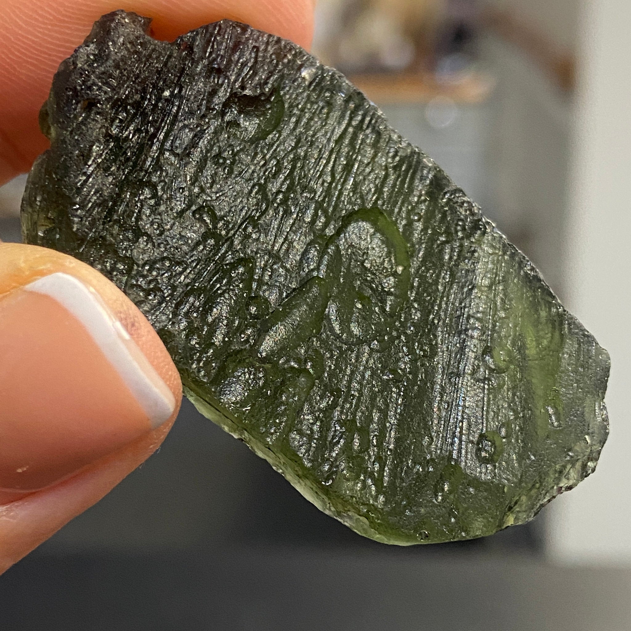 Moldavite – Czech Republic - Castle Rocks Cornwall