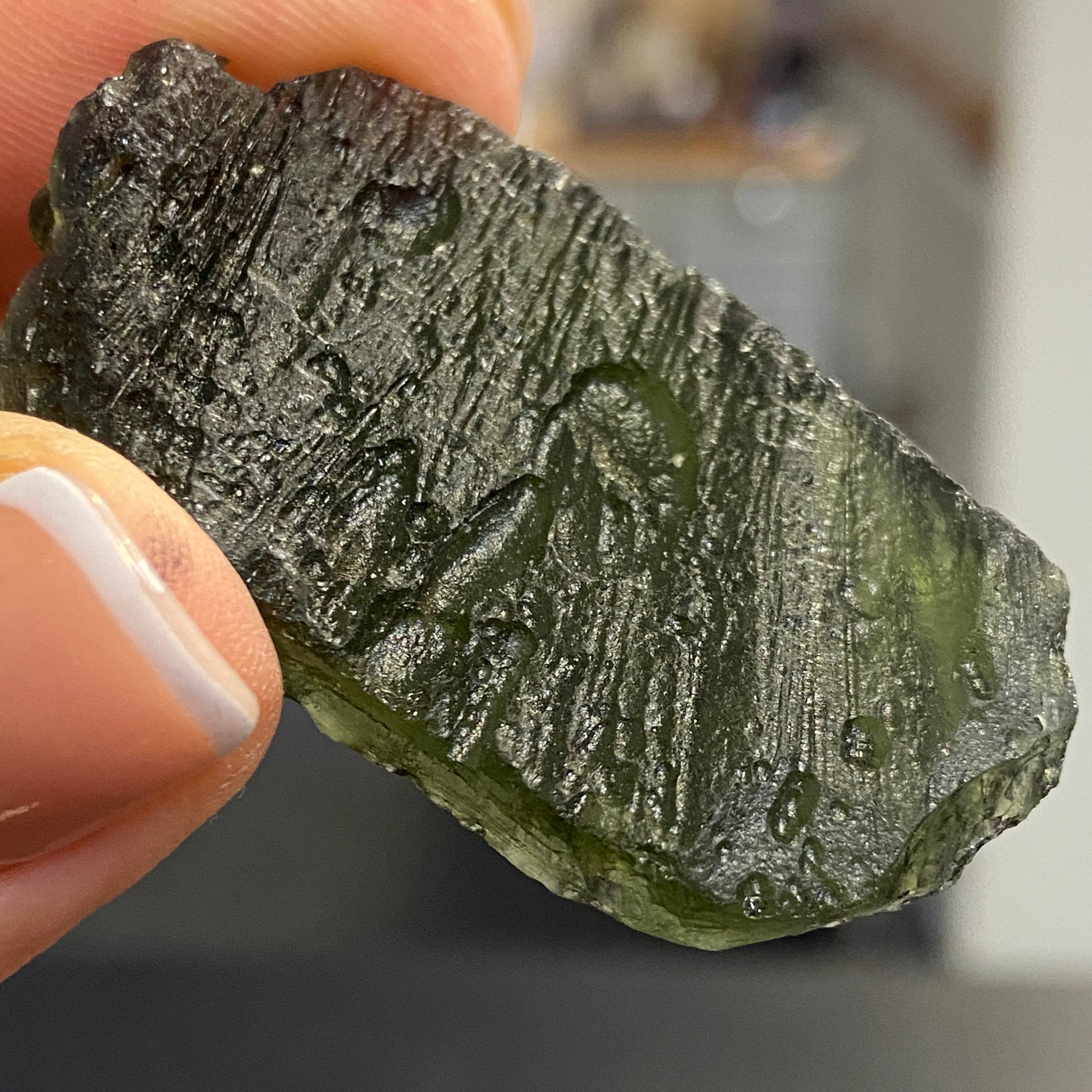 Moldavite – Czech Republic - Castle Rocks Cornwall