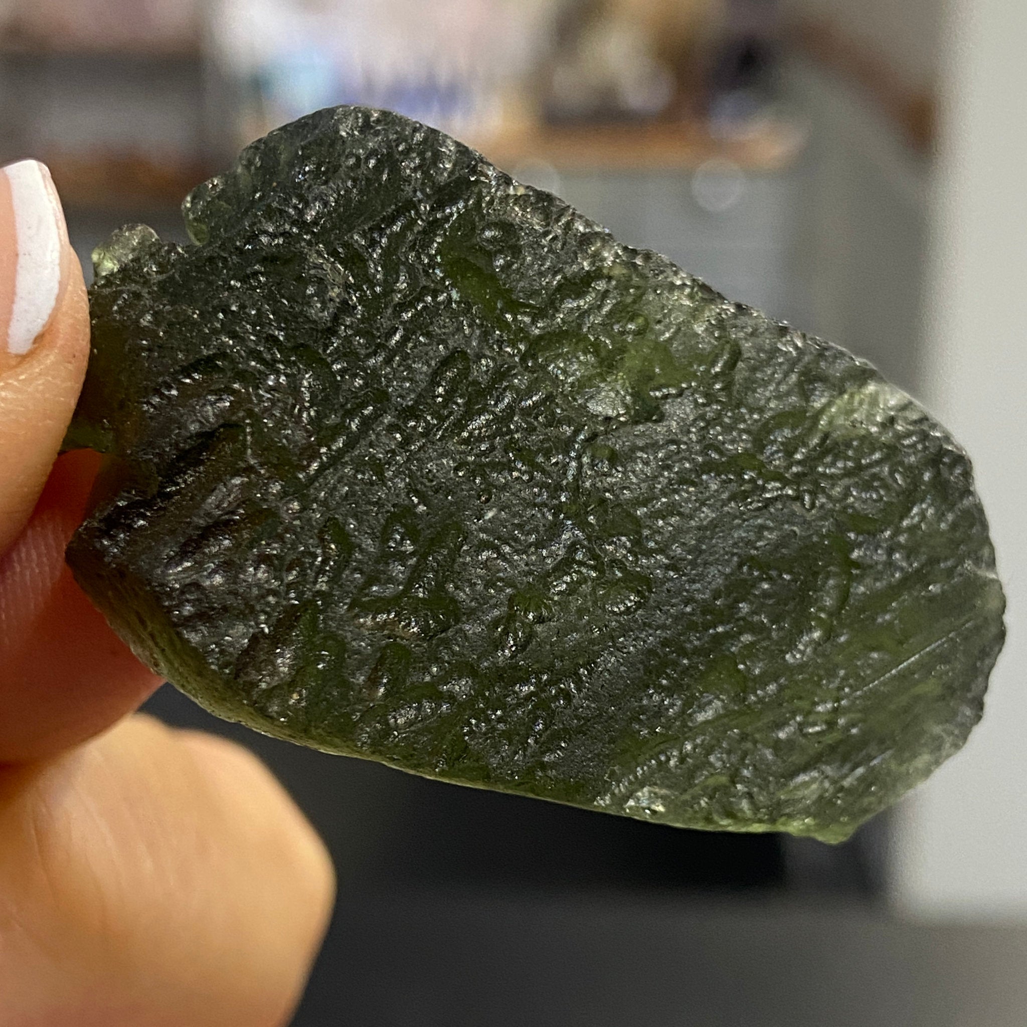 Moldavite – Czech Republic - Castle Rocks Cornwall