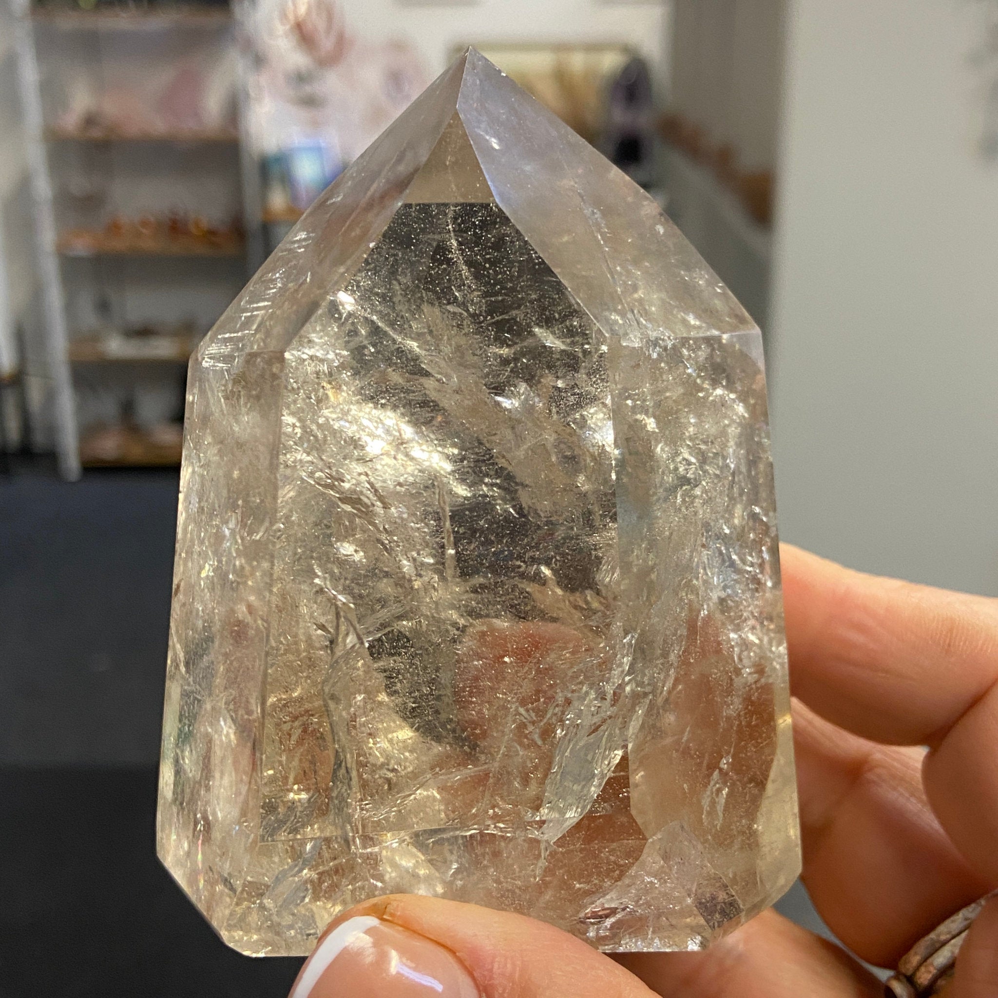 Natural Citrine Channeler Crystal Tower – Brazil - Castle Rocks Cornwall