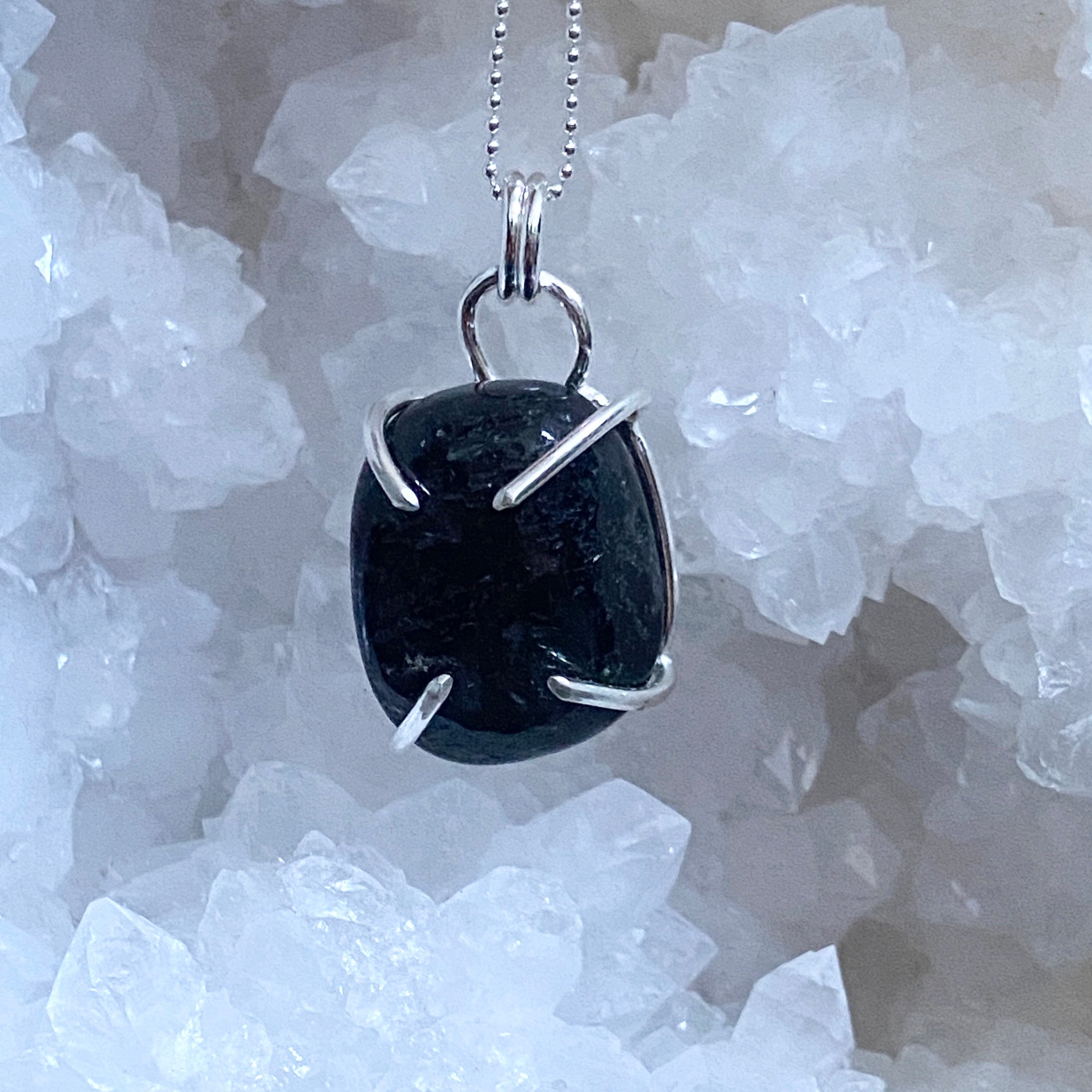 Nuummite Pendant - Bespoke by Song of the Sea - Castle Rocks Cornwall
