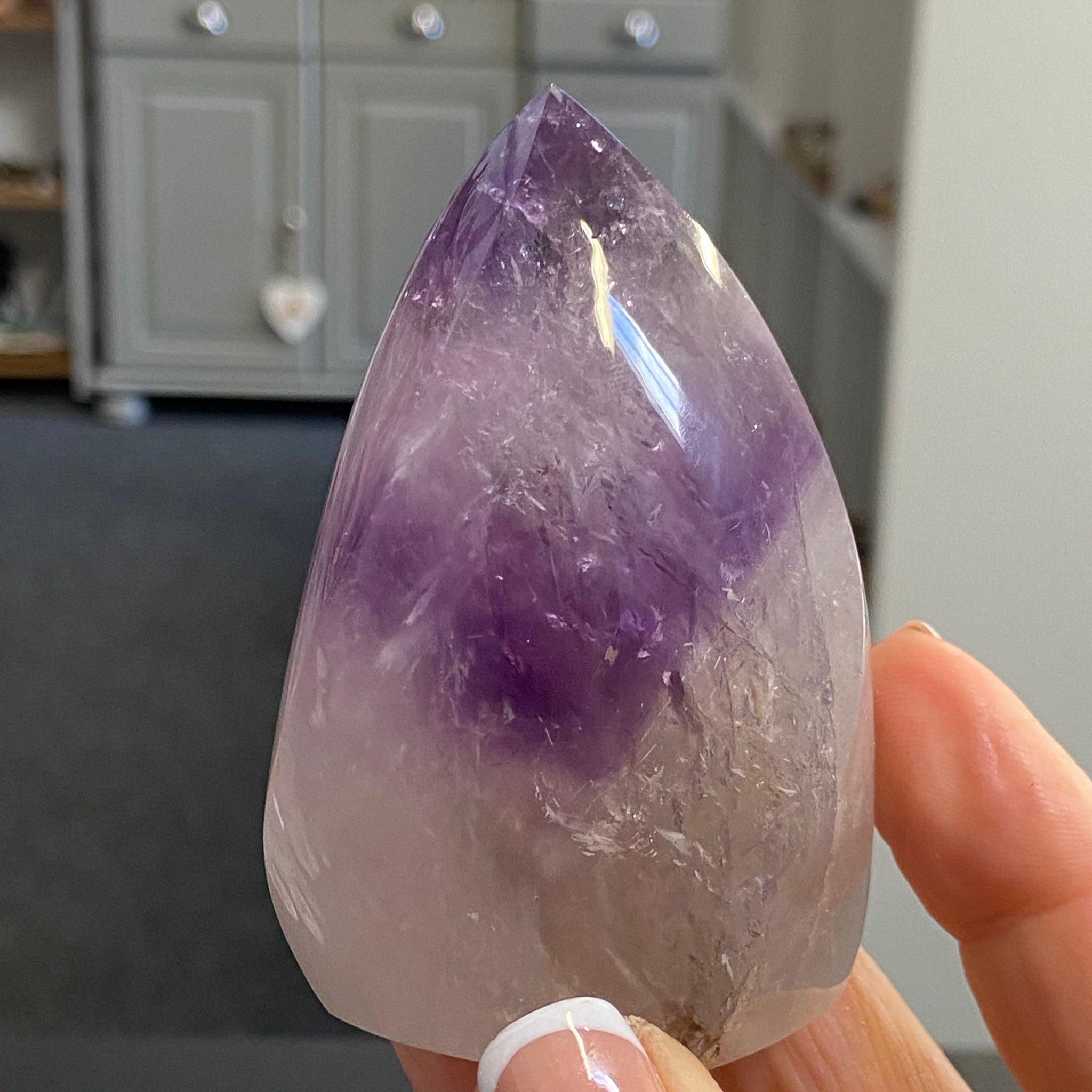 Phantom Amethyst Flame – Brazil - Castle Rocks Cornwall
