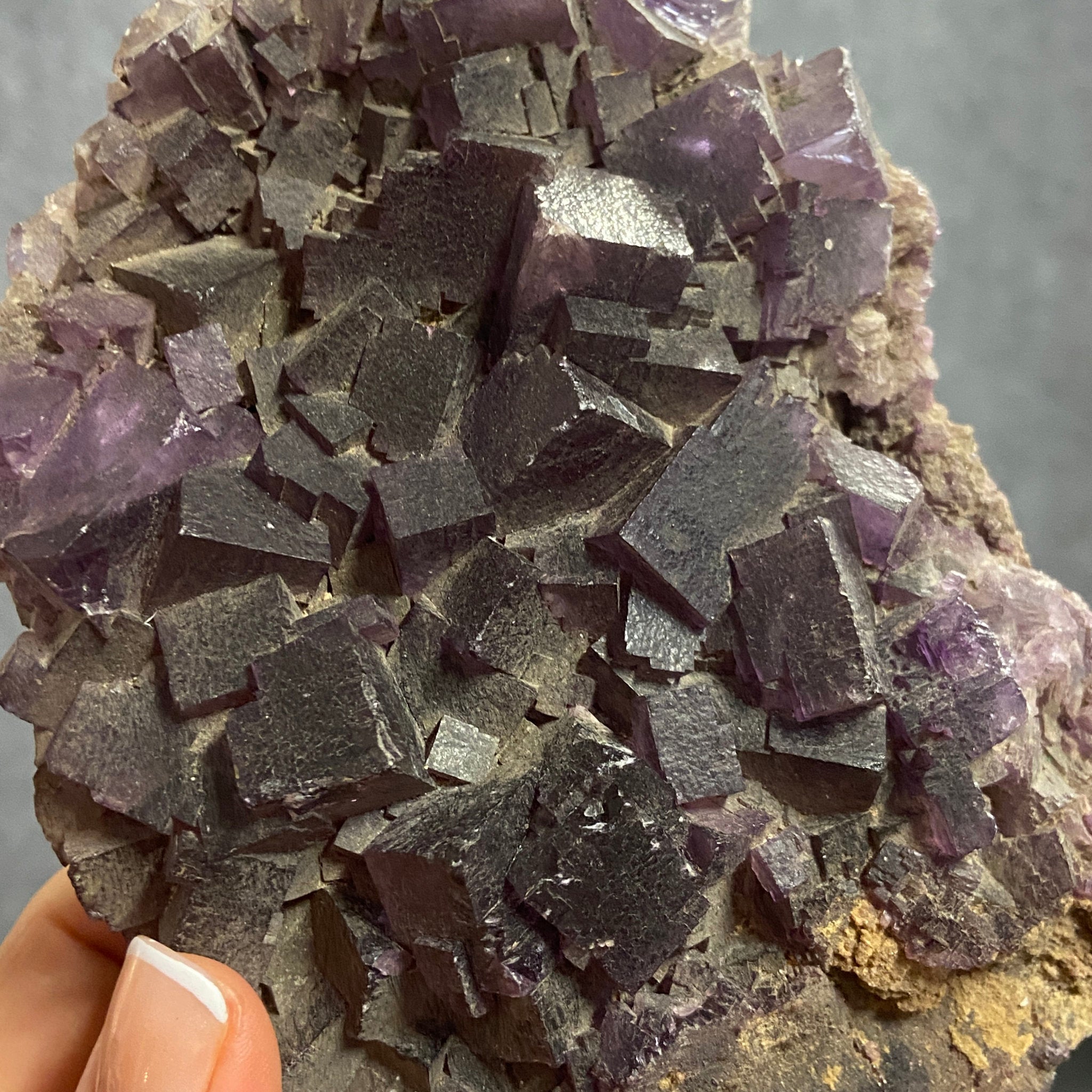 Purple Fluorite Cluster – Illinois - Castle Rocks Cornwall