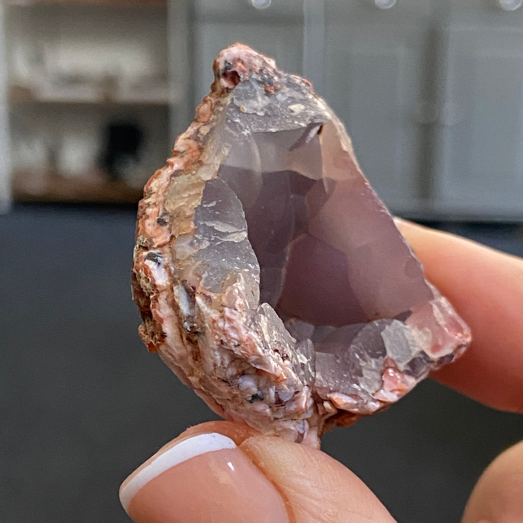 Purple, Pink & Red Chalcedony – Morocco - Castle Rocks Cornwall