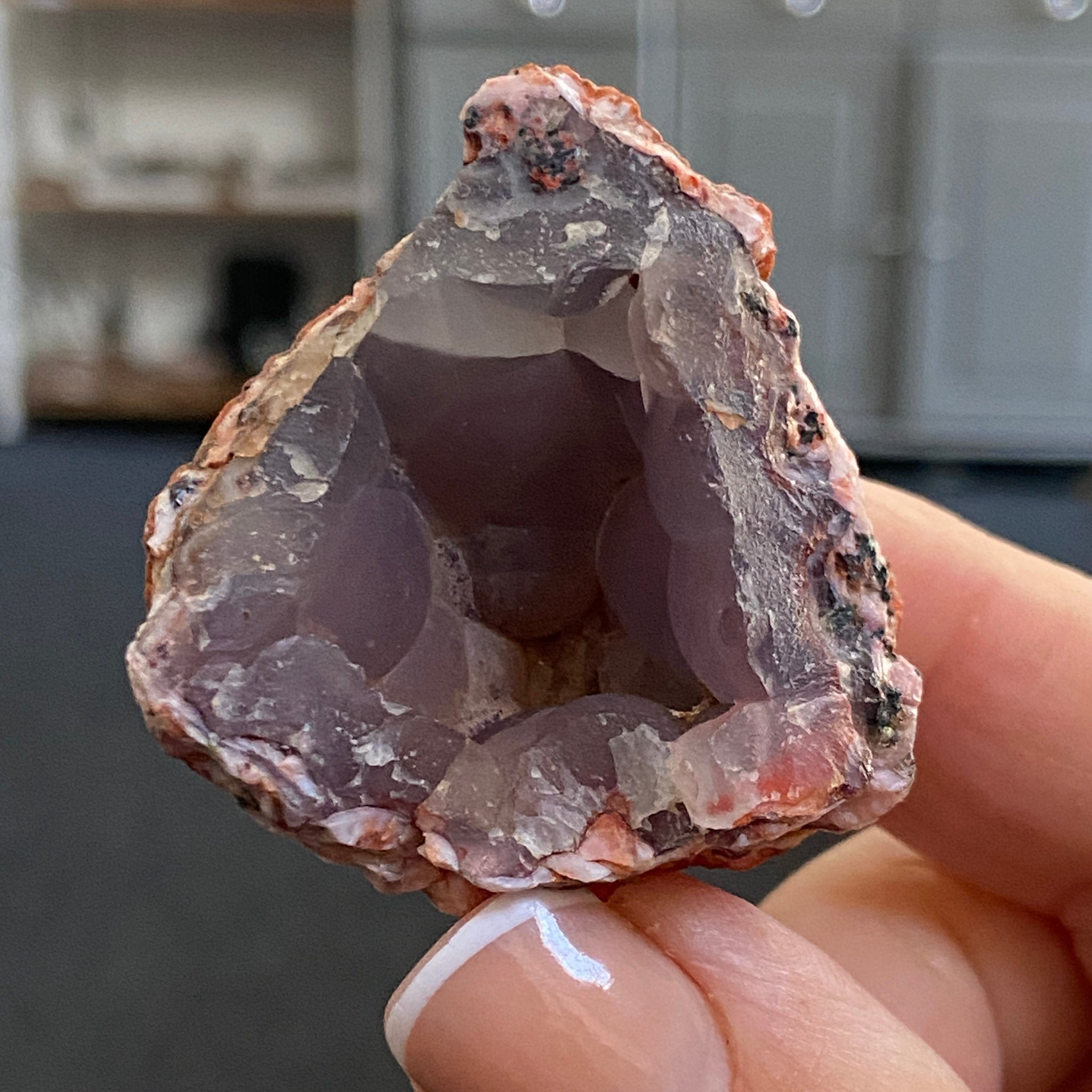 Purple, Pink & Red Chalcedony – Morocco - Castle Rocks Cornwall