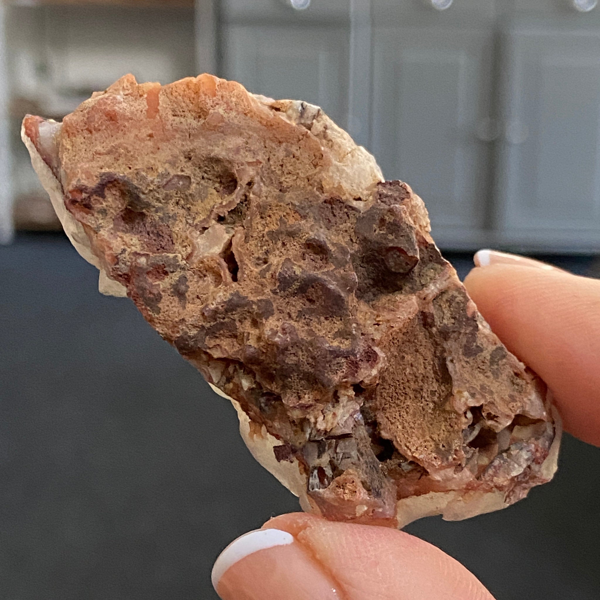 Purple & Red Chalcedony – Morocco - Castle Rocks Cornwall