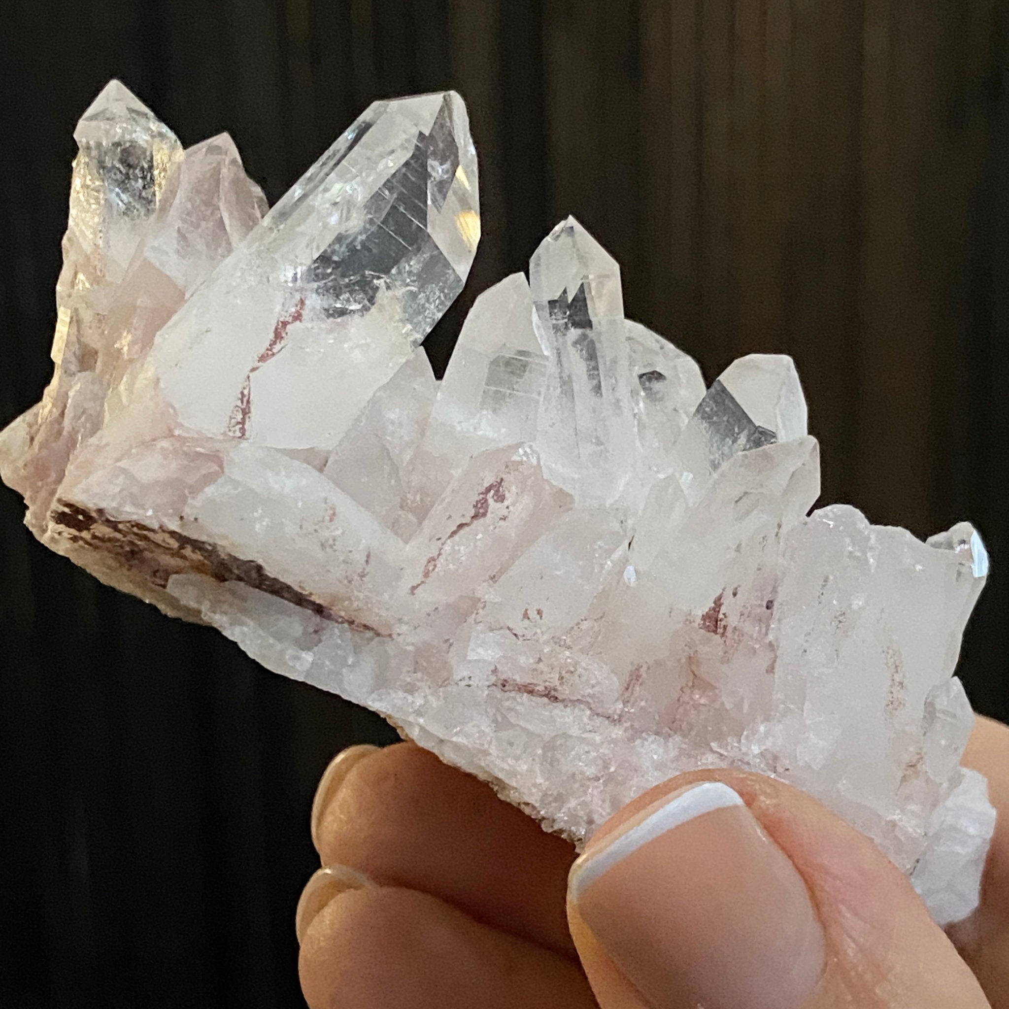 Sacred Pink Lemurian Cluster - Colombia - Castle Rocks Cornwall