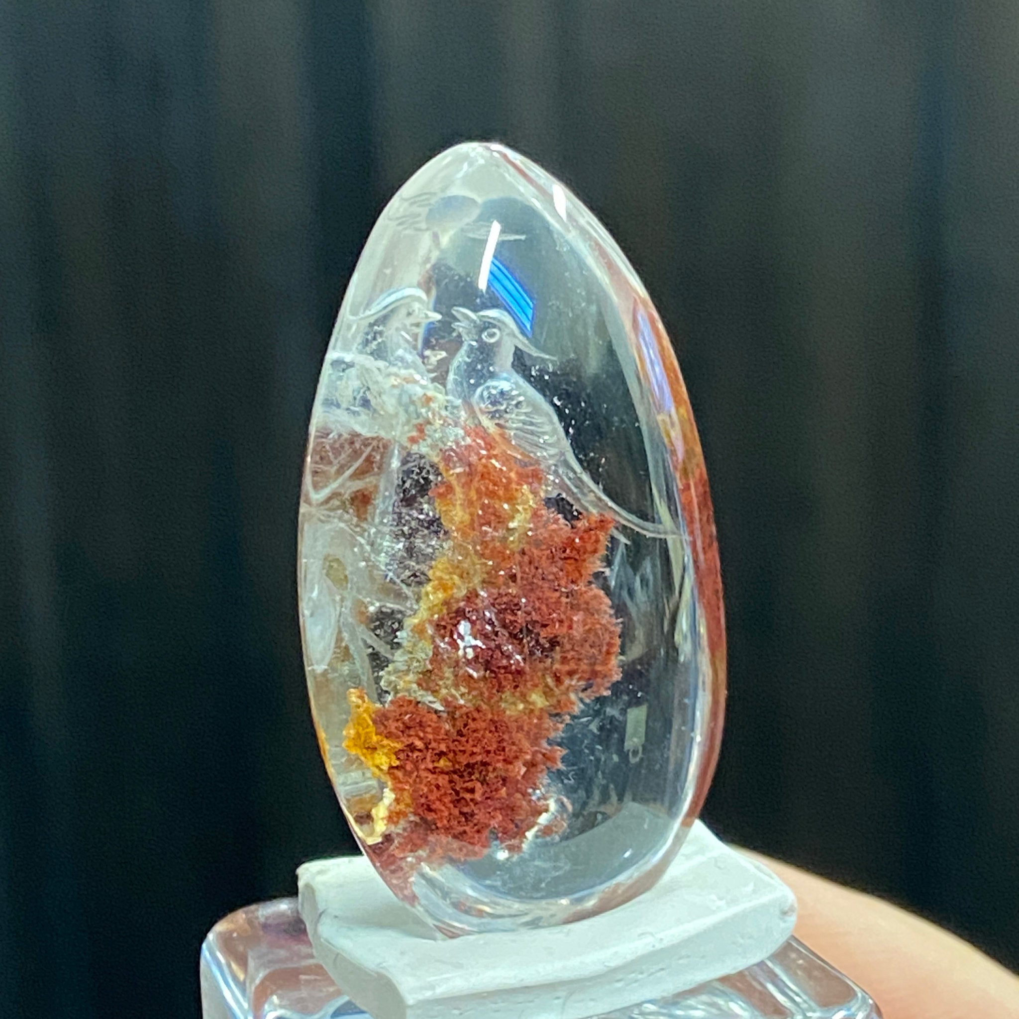 Shaman Quartz with Love Birds in a Tree - Castle Rocks Cornwall