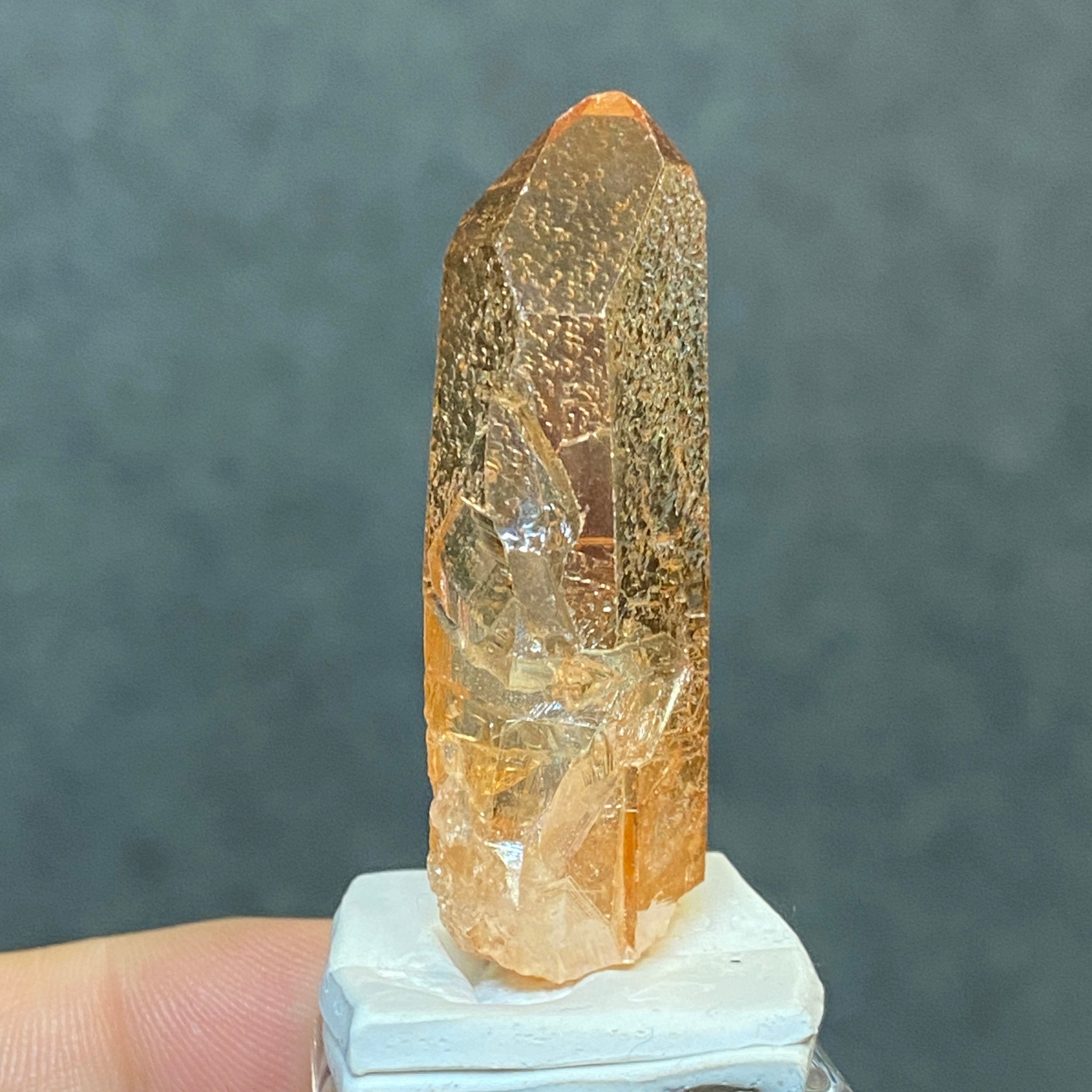 Tangerine Aura Starbrary Quartz – Brazil - Castle Rocks Cornwall
