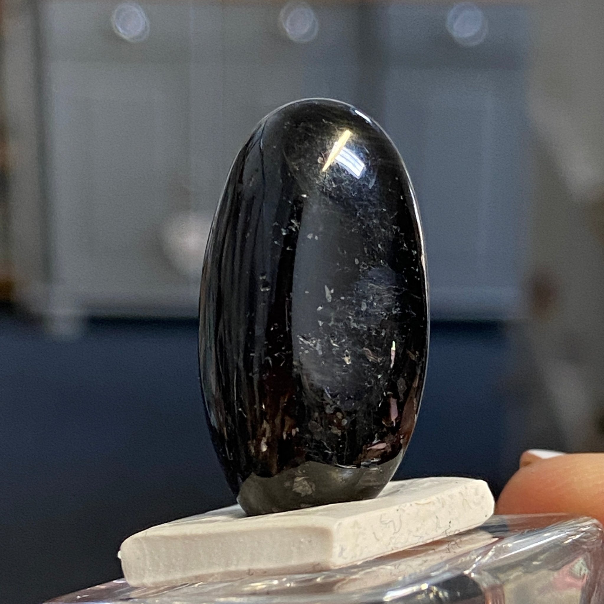 The Best Nuummite from Greenland - Tumbled Stone - AAA - Castle Rocks Cornwall