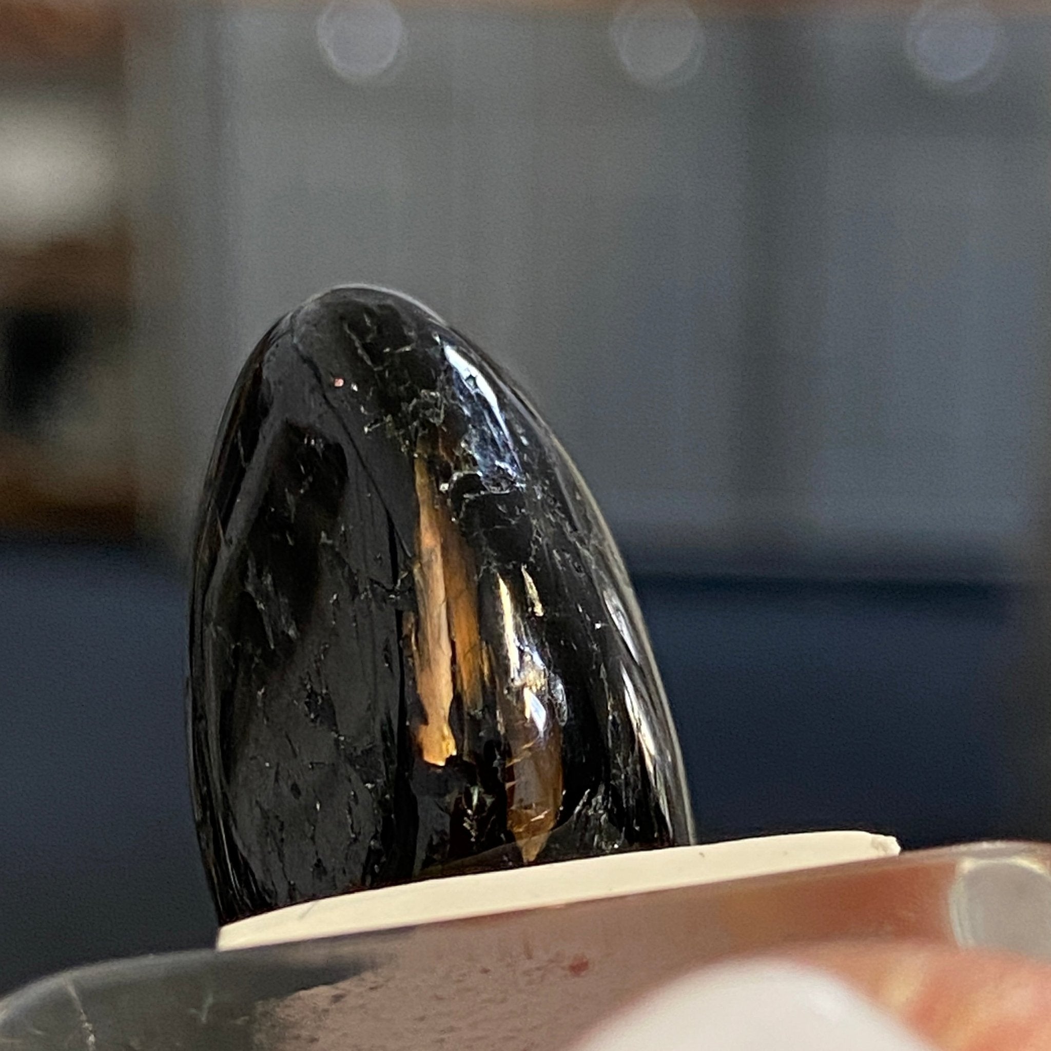 The Best Nuummite from Greenland - Tumbled Stone - AAA - Castle Rocks Cornwall