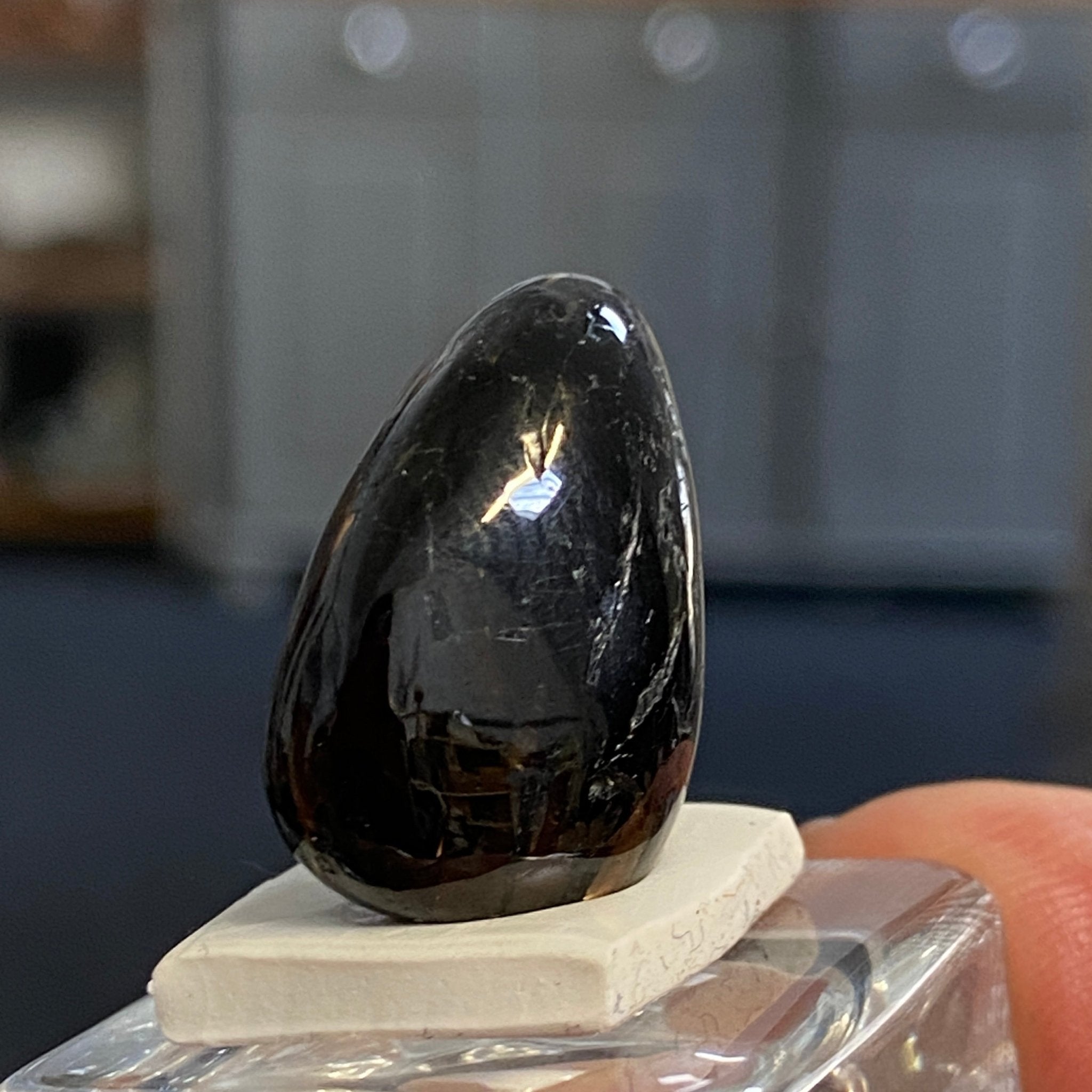 The Best Nuummite from Greenland - Tumbled Stone - AAA - Castle Rocks Cornwall